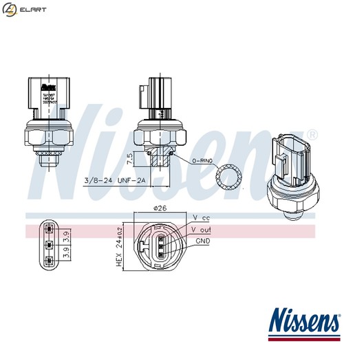 Oil pipe charger 935288 - for, vw